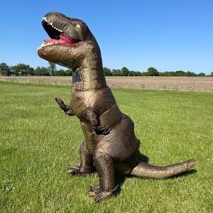 Rubie's Dinosaur Inflatable Costume - Brown and Black